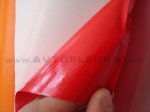 Красная матовая пленка Orajet с микроканалами