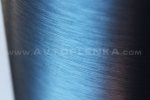 Пленка под шлифованный синий алюминий 3D Luxon™