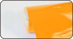 Светло-оранжевая глянцевая пленка Unicast 9700-G020